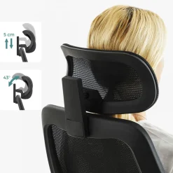 Flash Sale SONGMICS Fauteuil d'ordinateur ergonomique réglable Noir