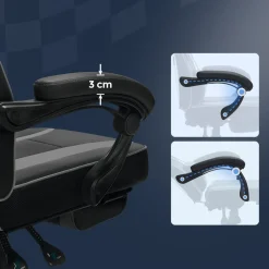 Best Sale SONGMICS Fauteuil ergonomique pivotant réglable rose