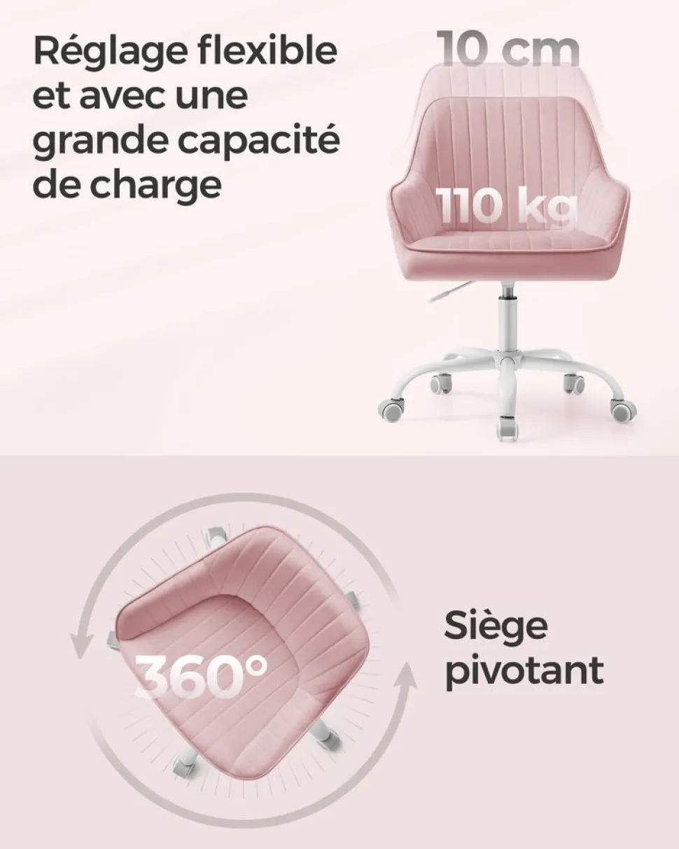 Cheap SONGMICS Fauteuil gamer noir