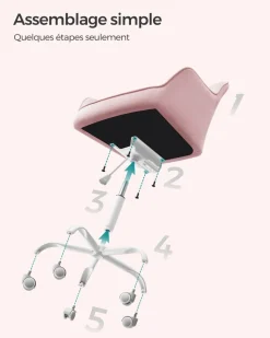 Cheap SONGMICS Fauteuil gamer noir