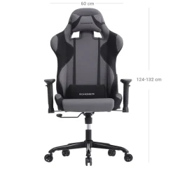 Best Sale SONGMICS Fauteuil gamer noir blanc