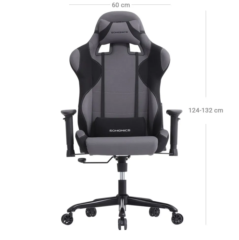 Best Sale SONGMICS Fauteuil gamer noir blanc