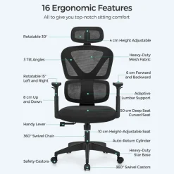 Store SONGMICS Fauteuil gamer noir bleu Blanc