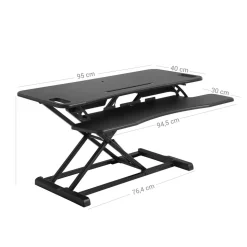 Fashion SONGMICS Fauteuil gamer noir rouge