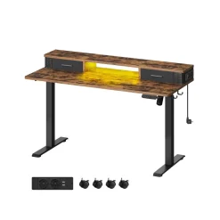 Store SONGMICS Fauteuil gamer noir rouge