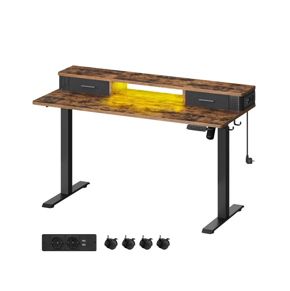 Store SONGMICS Fauteuil gamer noir rouge