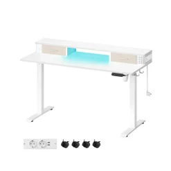 Store SONGMICS Fauteuil gamer noir rouge