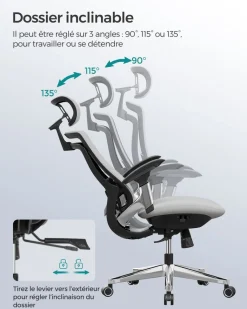 Cheap SONGMICS Fauteuil Gaming accoudoirs 3D noir et vert