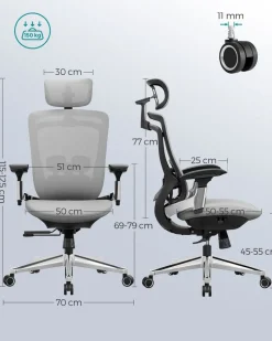 Cheap SONGMICS Fauteuil Gaming accoudoirs 3D noir et vert