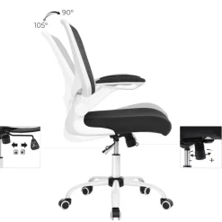 Clearance SONGMICS Fauteuil gaming noir bleu