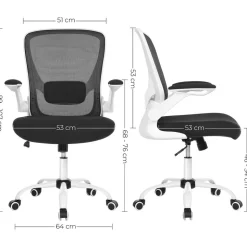 Clearance SONGMICS Fauteuil gaming noir bleu