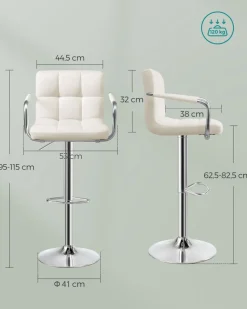 Discount SONGMICS Fauteuil repose-pieds noir Blanc