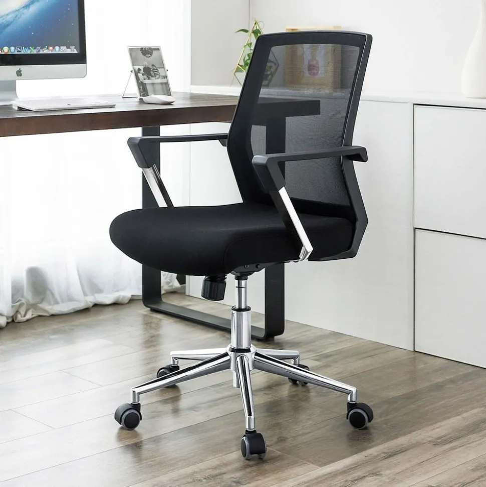 Shop SONGMICS Fauteuil respirant gris