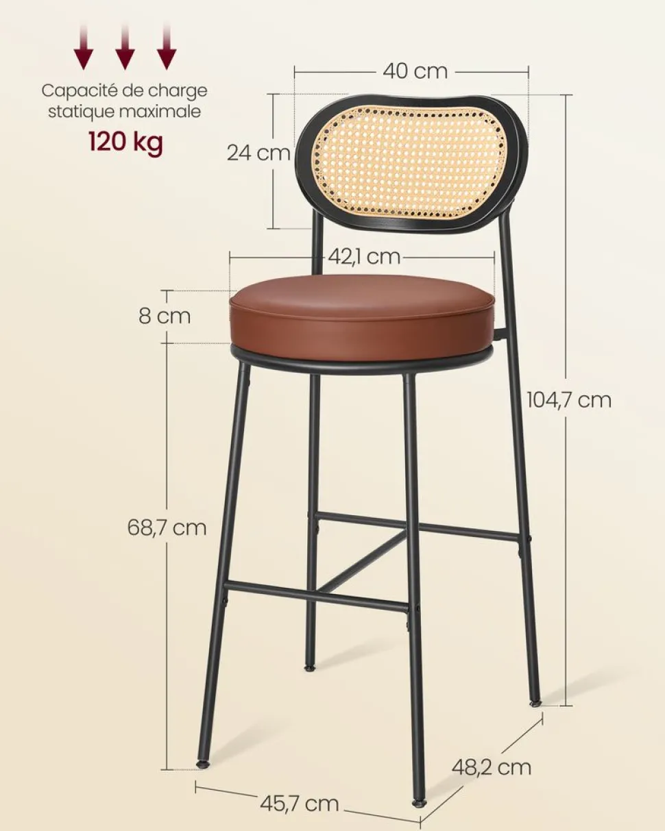 Hot SONGMICS Fauteuil support lombaire Blanc