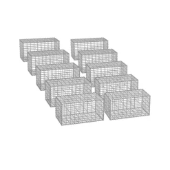Sale SONGMICS Gabion à pierre 100 x 30 x 30 cm
