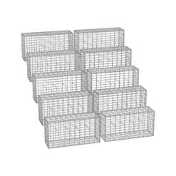 Sale SONGMICS Gabion à pierre 100 x 30 x 30 cm