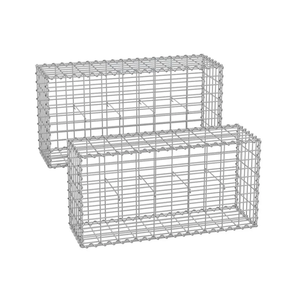 Cheap SONGMICS Gabion rond pour pierres Argent