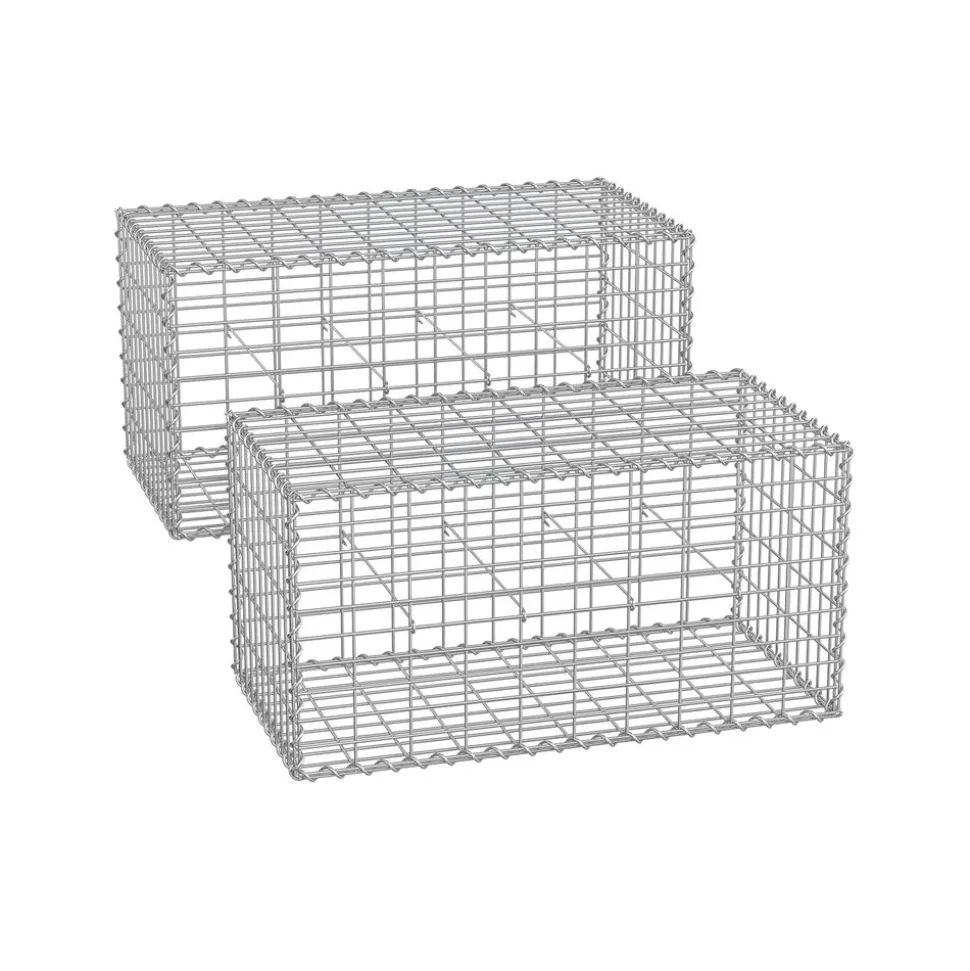Cheap SONGMICS Gabion rond pour pierres Argent