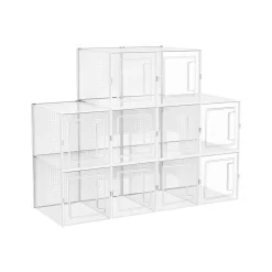 Flash Sale SONGMICS Grandes boîtes à chaussures Transparent
