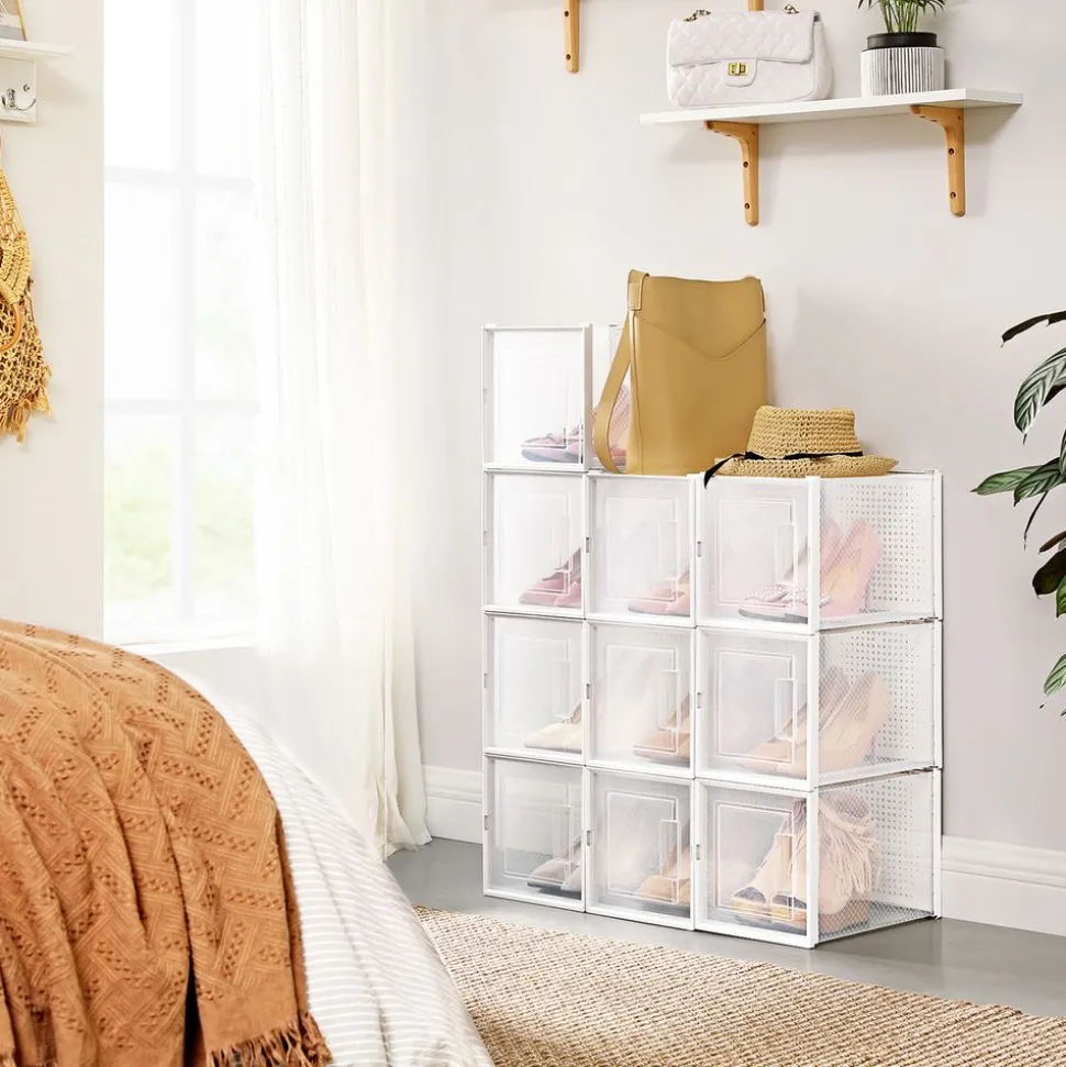 Flash Sale SONGMICS Grandes boîtes à chaussures Transparent