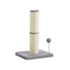 Best SONGMICS Griffoir pour chat 53 cm de haut gris tourterelle