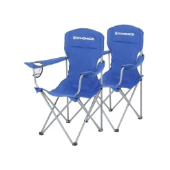 Best SONGMICS Hamac avec support structure noire et hamac bleu