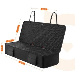 Flash Sale SONGMICS Housse protection sièges arrières Noir