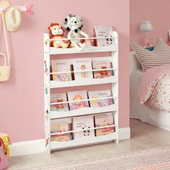 New SONGMICS Industriel Bibliothèque Blanc