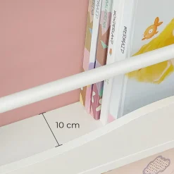 New SONGMICS Industriel Bibliothèque Blanc