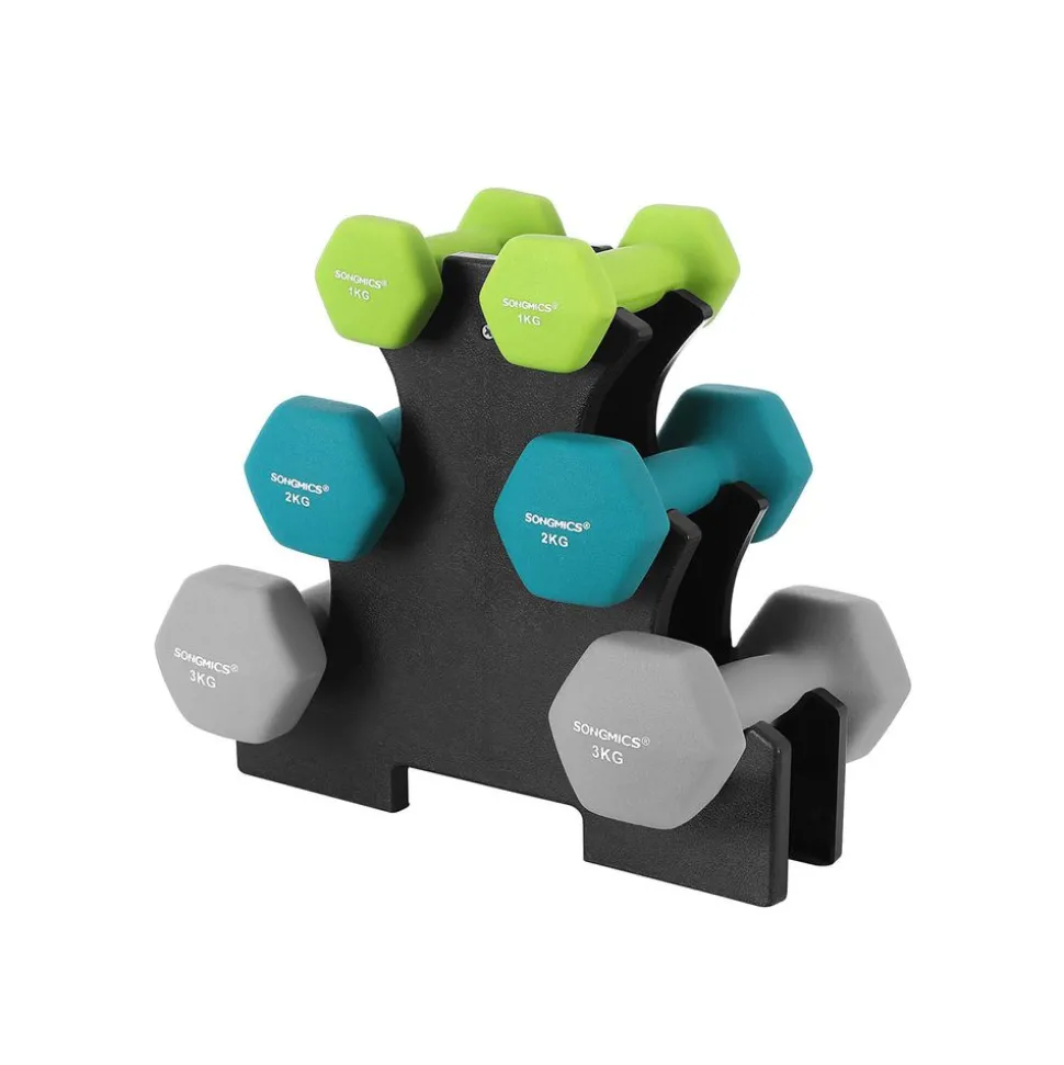 Hot SONGMICS Kit haltères 20 kg noir