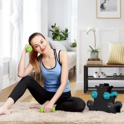 Hot SONGMICS Kit haltères 20 kg noir