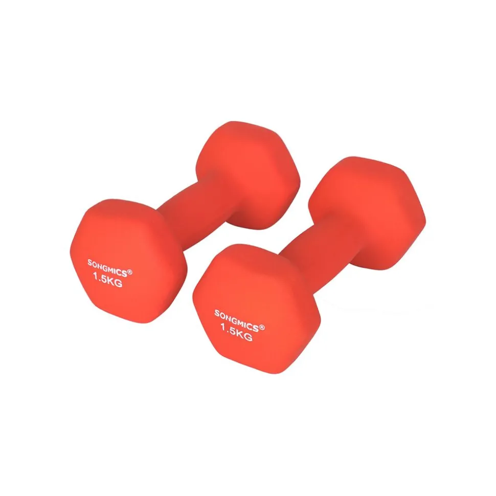 Online SONGMICS Kit haltères 20 kg Rouge