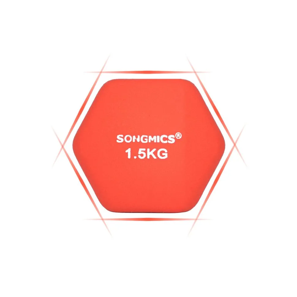 Online SONGMICS Kit haltères 20 kg Rouge