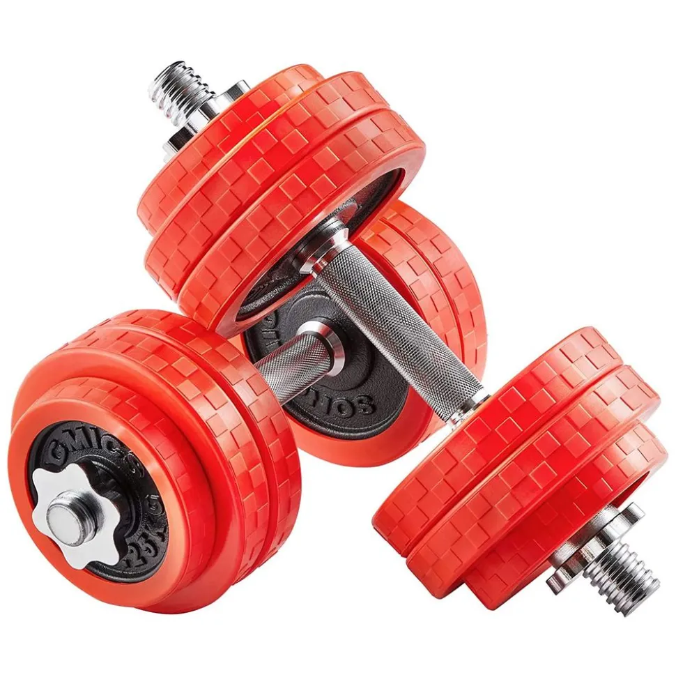 Best Sale SONGMICS Kit haltères 30 kg rouge