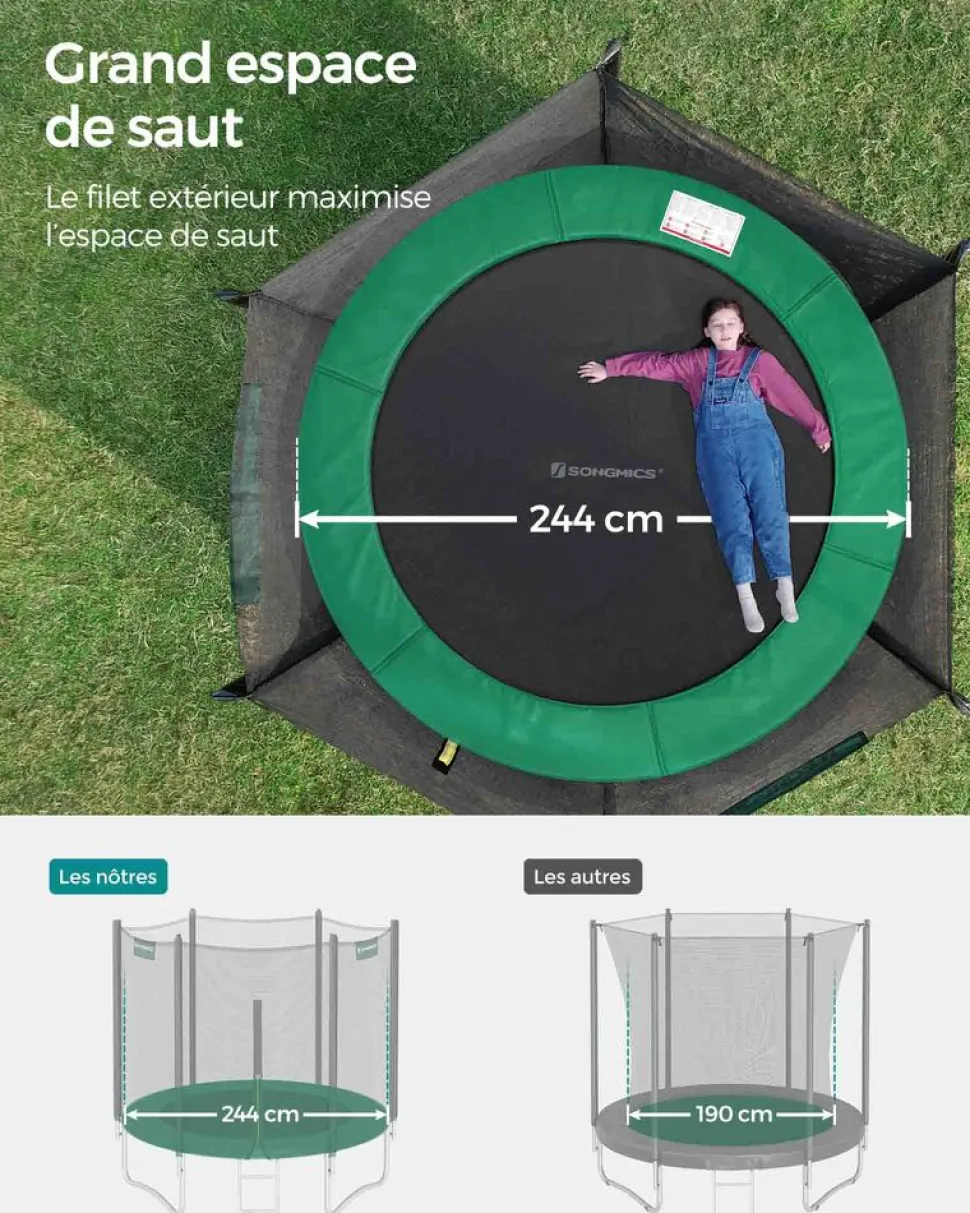 Online SONGMICS Kit piquets trampoline