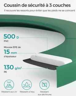 Online SONGMICS Kit piquets trampoline