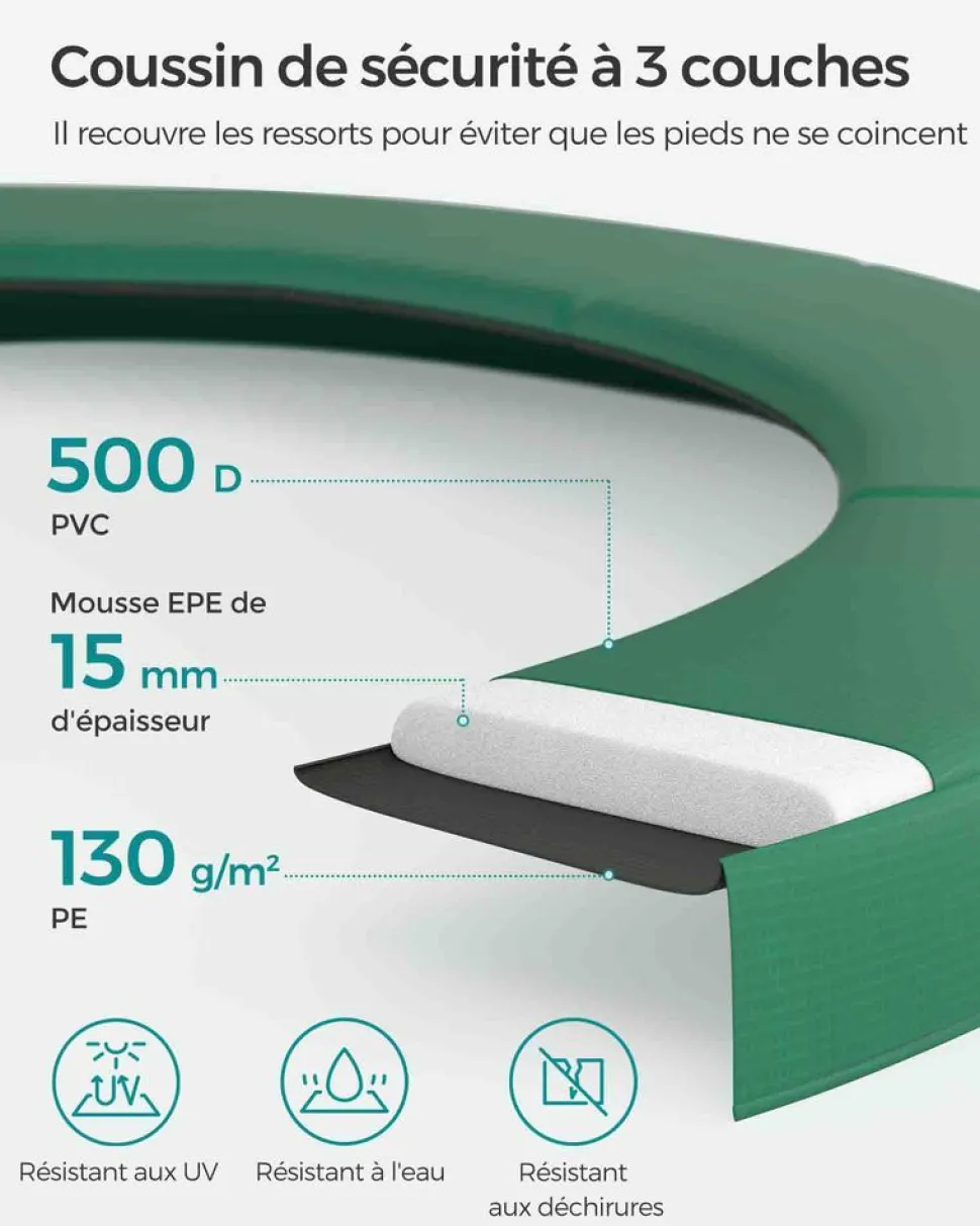 Online SONGMICS Kit piquets trampoline