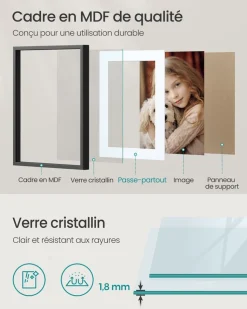 Outlet SONGMICS 20L Sacs poubelle à cordon 40 pièces Blanc