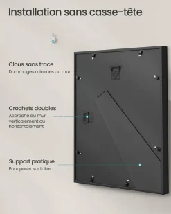 Outlet SONGMICS 20L Sacs poubelle à cordon 40 pièces Blanc