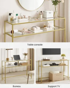 Sale SONGMICS Lit de camp L noir