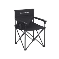 Fashion SONGMICS Lit de camp M noir