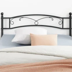 Flash Sale SONGMICS Lit double Noir