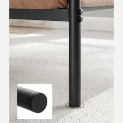 Flash Sale SONGMICS Lit double Noir