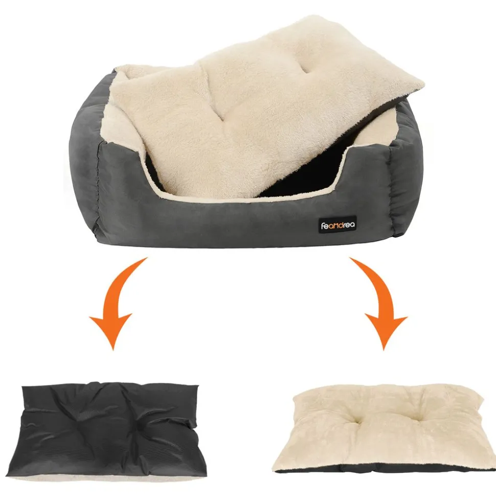 Online SONGMICS Lit pour chien L Gris