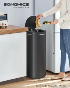 Clearance SONGMICS Lot de 10 cadres photo mdf et verre noir cendré