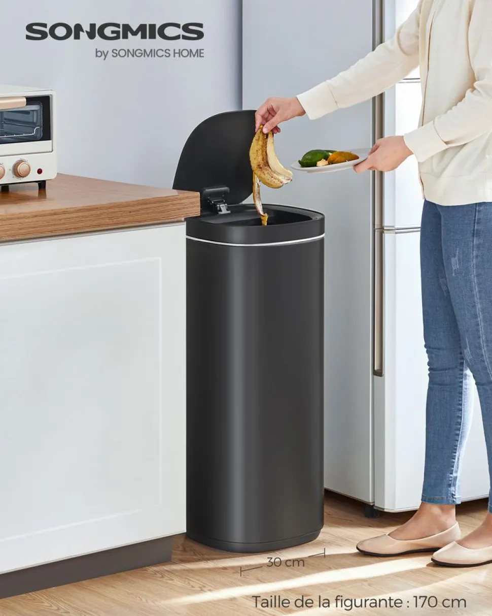 Clearance SONGMICS Lot de 10 cadres photo mdf et verre noir cendré