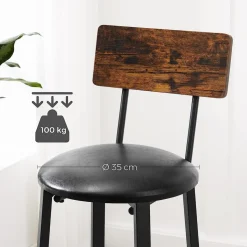 Cheap SONGMICS Lot de 4 chaises de Bar