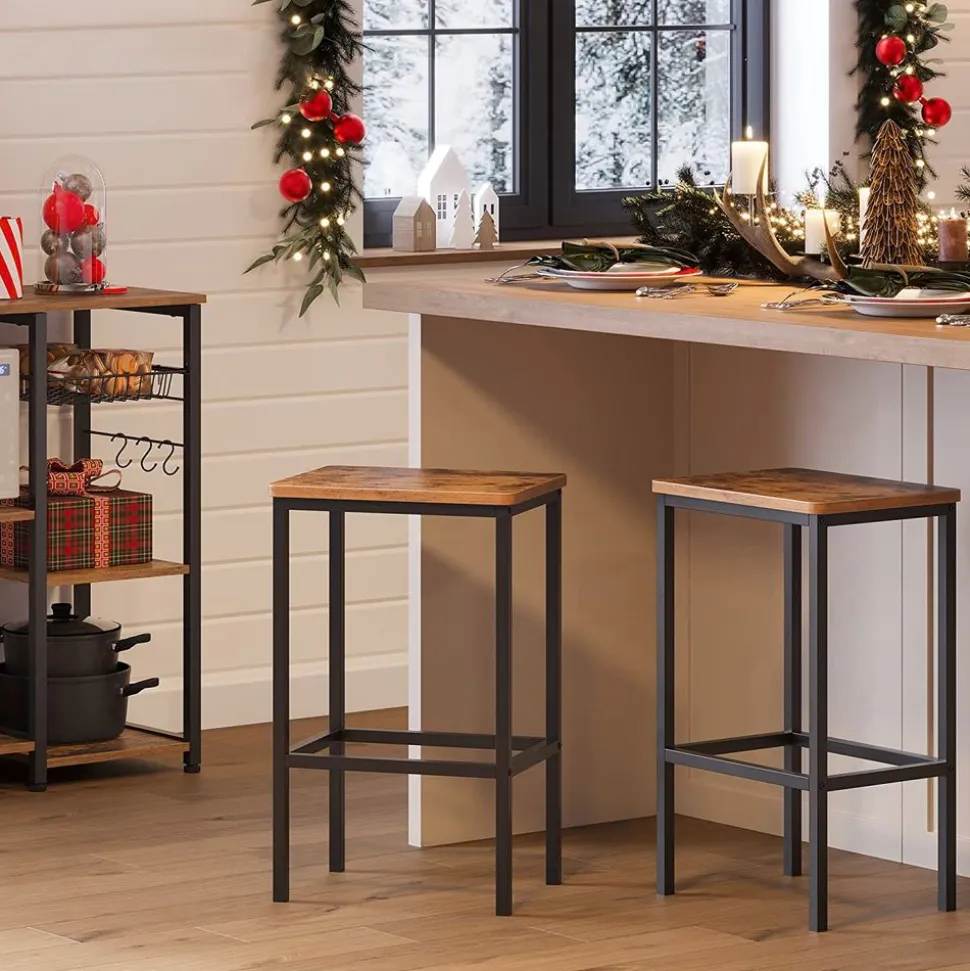 Sale SONGMICS Lot de 2 chaises de bar