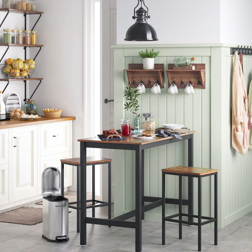 Sale SONGMICS Lot de 2 chaises de bar