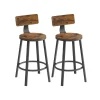 Online SONGMICS Lot de 2 chaises de bar industriel